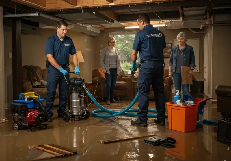 Basement Water Extraction and Removal Techniques process in Bergenfield, NJ